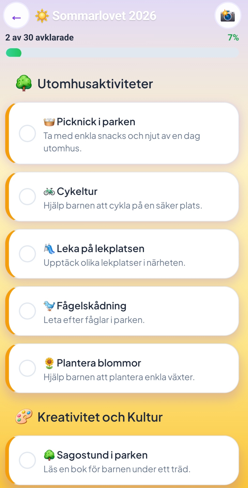 Sommarutmaningen